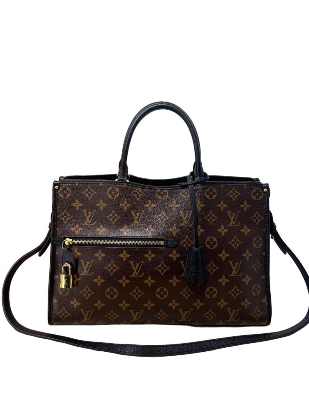 Louis Vuitton Monogram Macassar Popincourt MM Handbag
